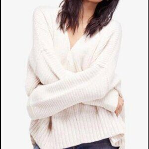 Free People Women's Take Over Me V-Neck Sweater